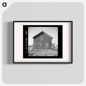 アートポスター-House. Big Falls, Minnesota
 - ラッセル リー Poster.