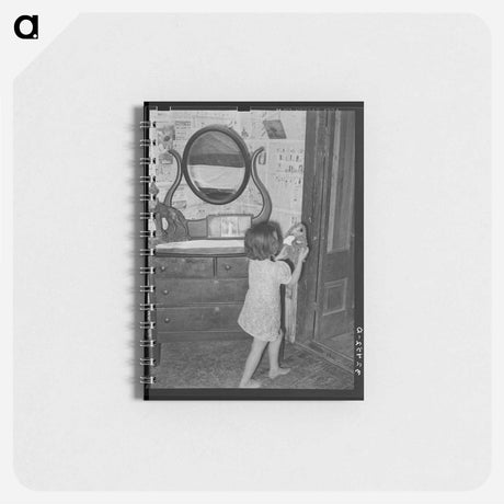 アートメモ帳-House. Big Falls, Minnesota
 - ラッセル リー Memo.