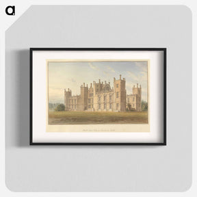 アートポスター-North East View of Sherborne Castle
 - イェール大学アートギャラリー Poster.