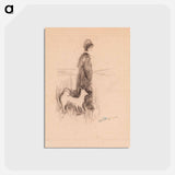 アートポストカード-Figure and Dog
 - バーンズ・コレクション Postcard.
