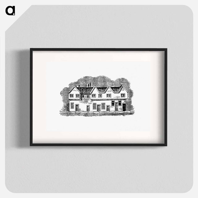 アートポスター-House from The History and Gazetteer of the County of Derby
 - 大英図書館 Poster.