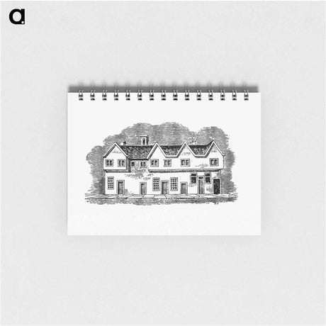 アートメモ帳-House from The History and Gazetteer of the County of Derby
 - 大英図書館 Memo.