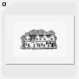 アートポスター-House from The History and Gazetteer of the County of Derby
 - 大英図書館 Poster.