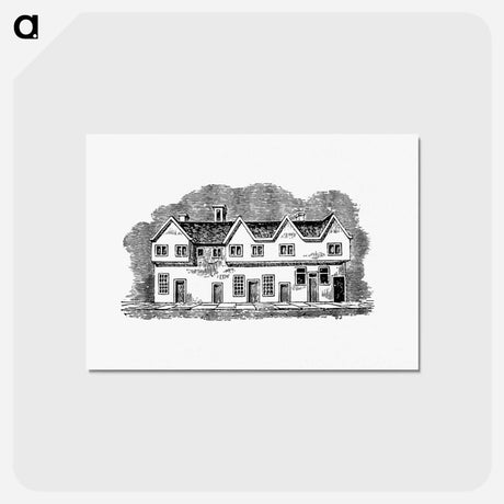 アートポストカード-House from The History and Gazetteer of the County of Derby
 - 大英図書館 Postcard.