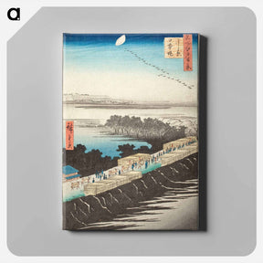 アートパネル-Nihon Embankment, Yoshiwara
 - 歌川 広重 Canvas.