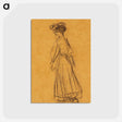アートポストカード-Woman Walking
 - バーンズ・コレクション Postcard.