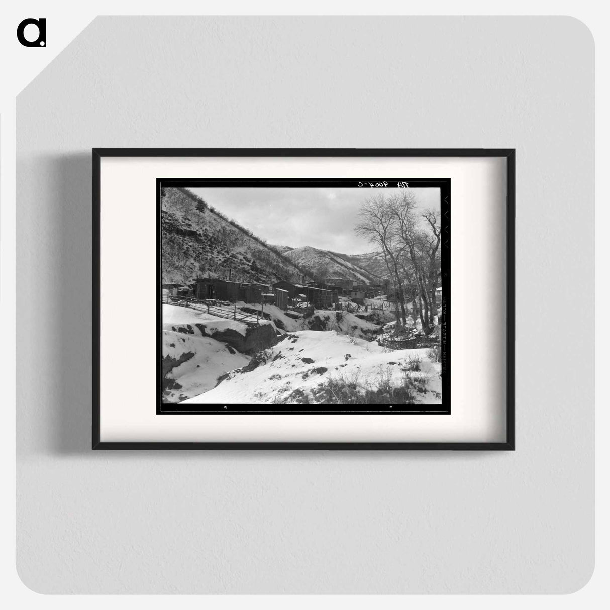 Untitled photo, possibly related to: Utah coal mining town. Consumers, near Price, Utah. "Dumping grounds of the West" - Dorothea Lange Poster.