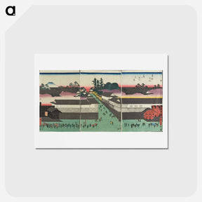 アートポストカード-True View of Kasumigaseki
 - 歌川 広重 Postcard.