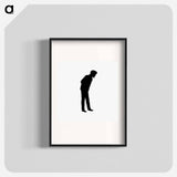 アートポスター-Male Silhouette from Michael's Crag
 - 大英図書館 Poster.