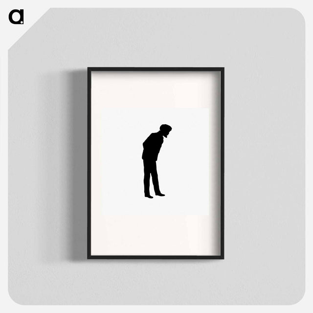 アートポスター-Male Silhouette from Michael's Crag
 - 大英図書館 Poster.