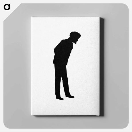 アートパネル-Male Silhouette from Michael's Crag
 - 大英図書館 Canvas.