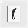 アートメモ帳-Male Silhouette from Michael's Crag
 - 大英図書館 Memo.