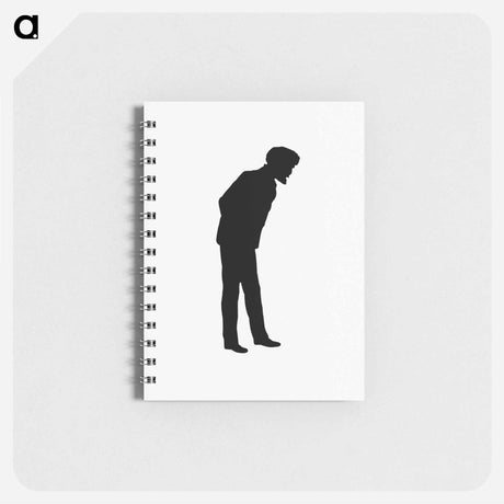 アートメモ帳-Male Silhouette from Michael's Crag
 - 大英図書館 Memo.