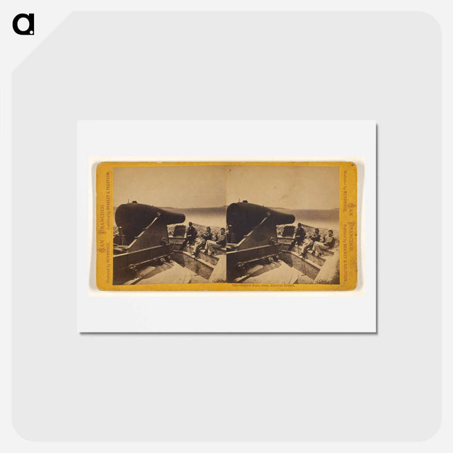 アートポストカード-Golden Gate, from Alcatraz Island
 - エドワード マイブリッジ Postcard.