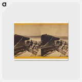 アートポストカード-Golden Gate, from Alcatraz Island
 - エドワード マイブリッジ Postcard.