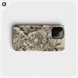 Hokusai's Pages from the New Illustrated Edition of 'Tales of the Water Margin' - 葛飾 北斎 Phone Case.