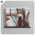 アートパネル-Woman With Knife Near Pond
 - セントルイス美術館 Canvas.