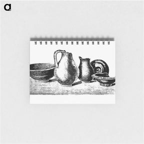 アートメモ帳-Antique Potteries from The Little Pittoresco
 - 大英図書館 Memo.