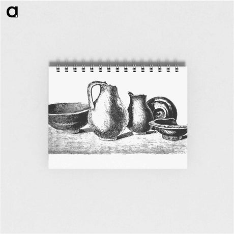 アートメモ帳-Antique Potteries from The Little Pittoresco
 - 大英図書館 Memo.