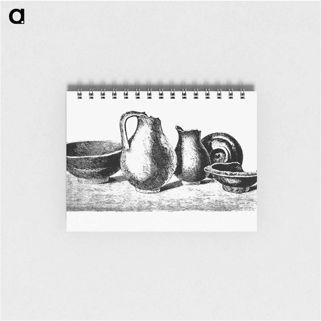 アートメモ帳-Antique Potteries from The Little Pittoresco
 - 大英図書館 Memo.