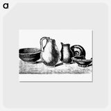 アートポストカード-Antique Potteries from The Little Pittoresco
 - 大英図書館 Postcard.