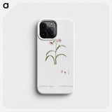 Claytonia Virginica (Virginia Spring Beauty) - Pierre Joseph Redouté Phone Case.