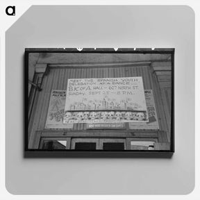 アートパネル-West Texans at Horse Auction
 - ラッセル リー Canvas.