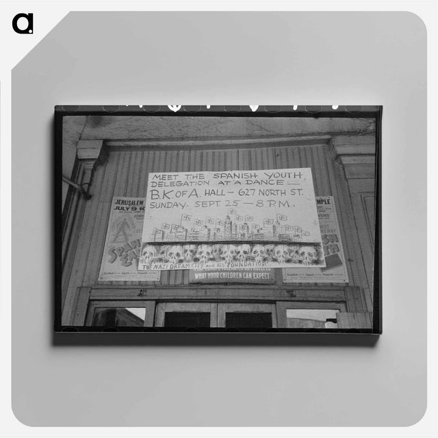 アートパネル-West Texans at Horse Auction
 - ラッセル リー Canvas.