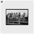 アートポストカード-West Texans at Horse Auction
 - ラッセル リー Postcard.