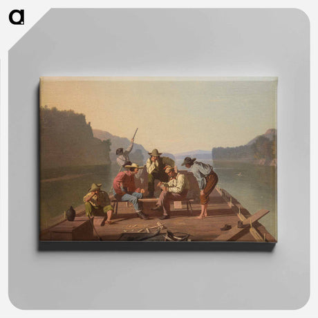 アートパネル-Raftsmen Playing Cards
 - セントルイス美術館 Canvas.