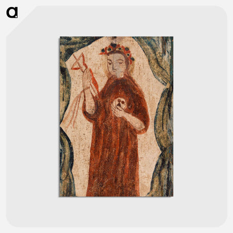 アートポストカード-Saint Rosalia of Palermo
 - バーンズ・コレクション Postcard.