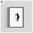 アートポスター-Man with Telescope, Illustration for Michael's Crag
 - 大英図書館 Poster.