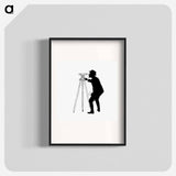 アートポスター-Man with Telescope, Illustration for Michael's Crag
 - 大英図書館 Poster.