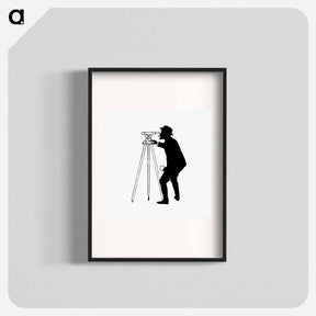 アートポスター-Man with Telescope, Illustration for Michael's Crag
 - 大英図書館 Poster.