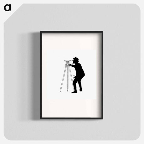 アートポスター-Man with Telescope, Illustration for Michael's Crag
 - 大英図書館 Poster.