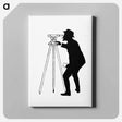 アートパネル-Man with Telescope, Illustration for Michael's Crag
 - 大英図書館 Canvas.