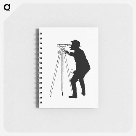 アートメモ帳-Man with Telescope, Illustration for Michael's Crag
 - 大英図書館 Memo.