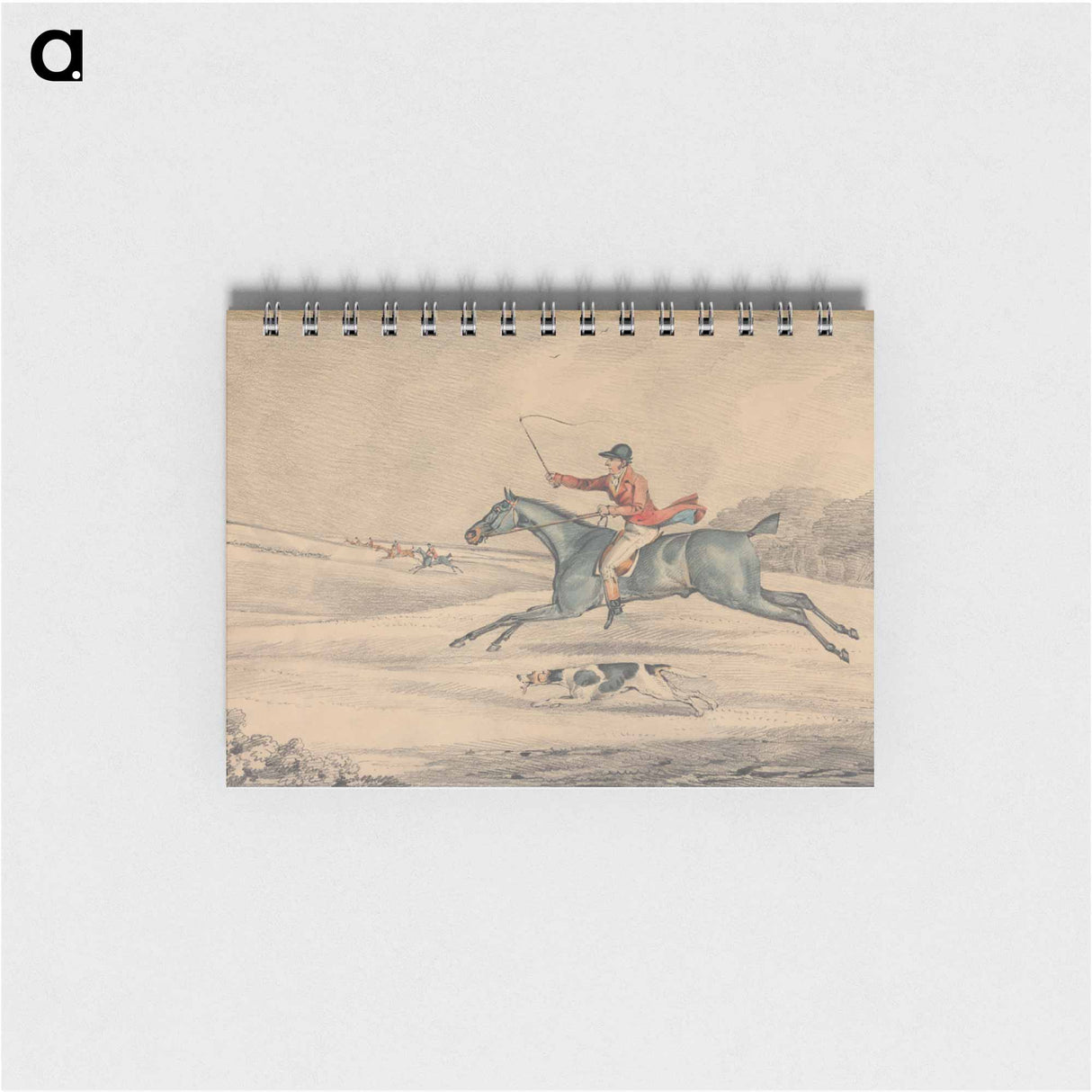 アートメモ帳-Whipper-in With a Hound, the Field Ahead at Left
 - イェール大学アートギャラリー Memo.