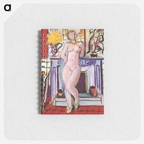 アートメモ帳-Nude Standing in Front of the Fireplace - アンリ マティス Memo.