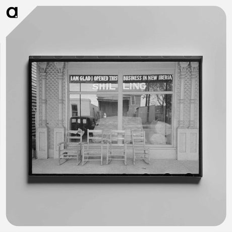 アートパネル-Cotton Chopper, Delhi, Louisiana
 - ラッセル リー Canvas.