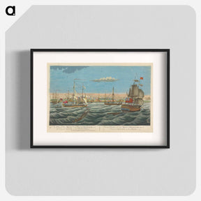 アートポスター-A View of His Majesty's Dock Yard at Plymouth, in the County of Devon, on the British Channel
 - イェール大学アートギャラリー Poster.