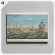 アートパネル-A View of His Majesty's Dock Yard at Plymouth, in the County of Devon, on the British Channel
 - イェール大学アートギャラリー Canvas.