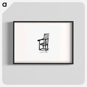 アートポスター-Cucking Stool from Spencers New Guide To The Town Of Leicester
 - 大英図書館 Poster.