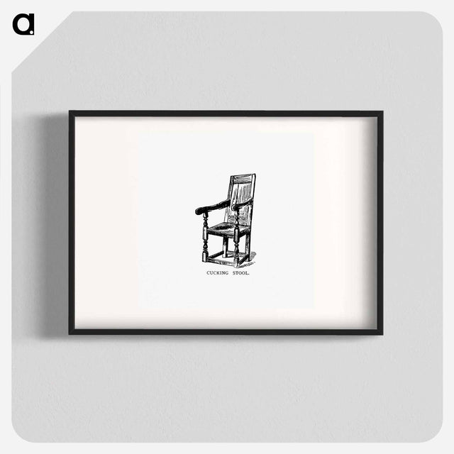 アートポスター-Cucking Stool from Spencers New Guide To The Town Of Leicester
 - 大英図書館 Poster.