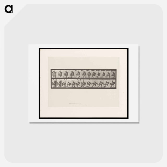 アートポストカード-Bareback Rider
 - エドワード マイブリッジ Postcard.