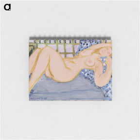 アートメモ帳-Nude on a Blue Couch - アンリ マティス Memo.