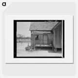 Home of tenant farmer near Newport, Oklahoma - Dorothea Lange Poster.