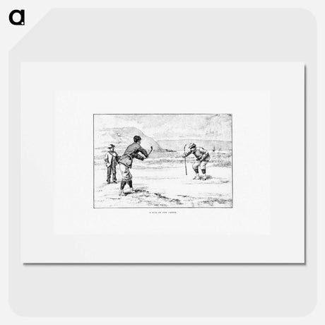 アートポスター-Vintage Golfers from Won at the Last Hole
 - 大英図書館 Poster.