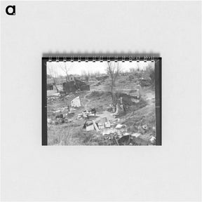 アートメモ帳-Migrant workers' camp - ドロテア ラング Memo.