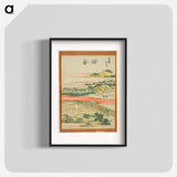 Okazaki - Katsushika Hokusai Poster.